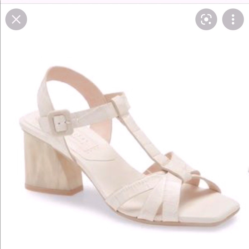 HISPANITAS joy is chive Praha T~Strap Leather     Sandals Size 41 NWT